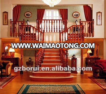 HOT! classical wooden stair newel