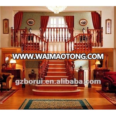 HOT! classical wooden stair newel